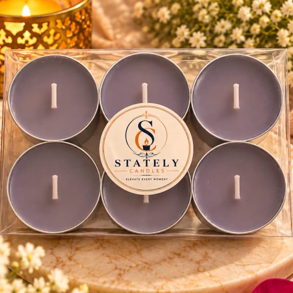 Set of 6 Tealight Scented Candles